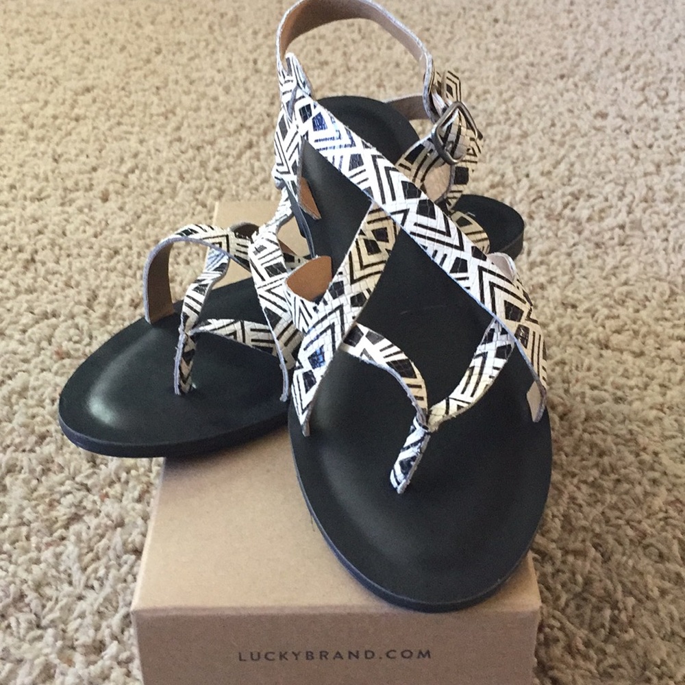 Lucky Brand Women’s Sandals Adinis 8.5 New Leather